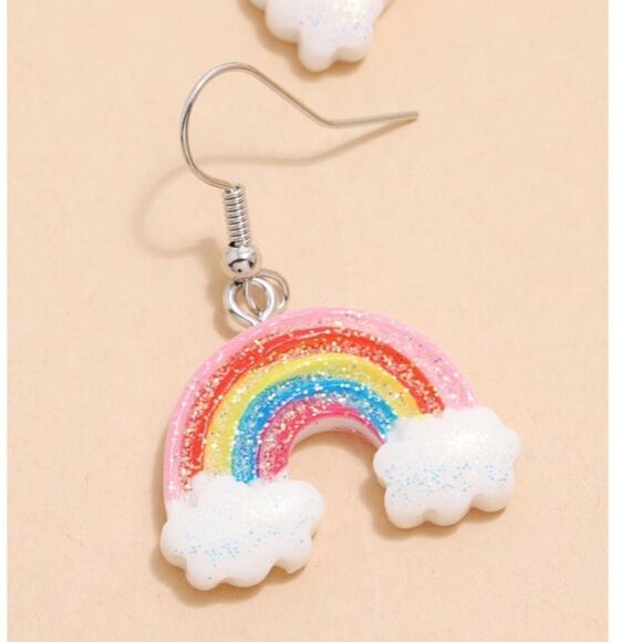 Rainbow Drop Earrings - Picture 4 of 5